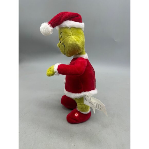 Gemmy Christmas Dr. Seuss 2001 How The Grinch Stole Christmas Plush Toy READ - Picture 2 of 7
